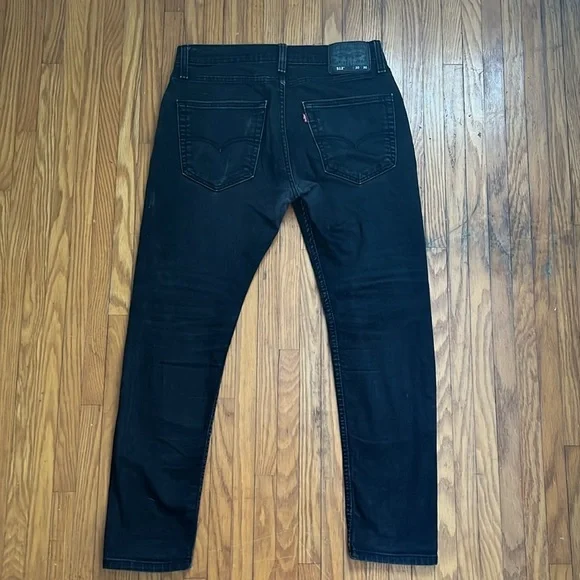 Levi’s 512™ SLIM TAPER FIT MEN'S JEANS BLACK 30/30 - Picture 2 of 5